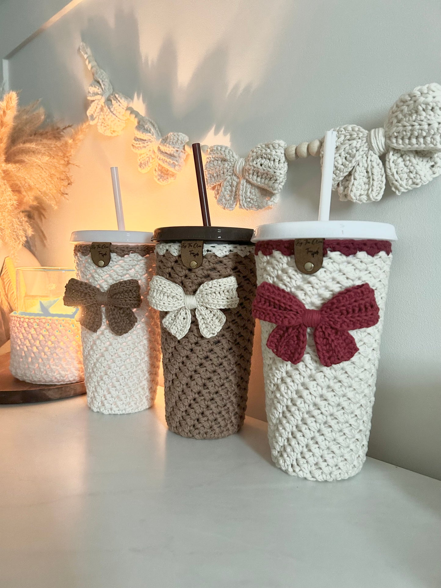 Cold Cup with Crochet Cosy