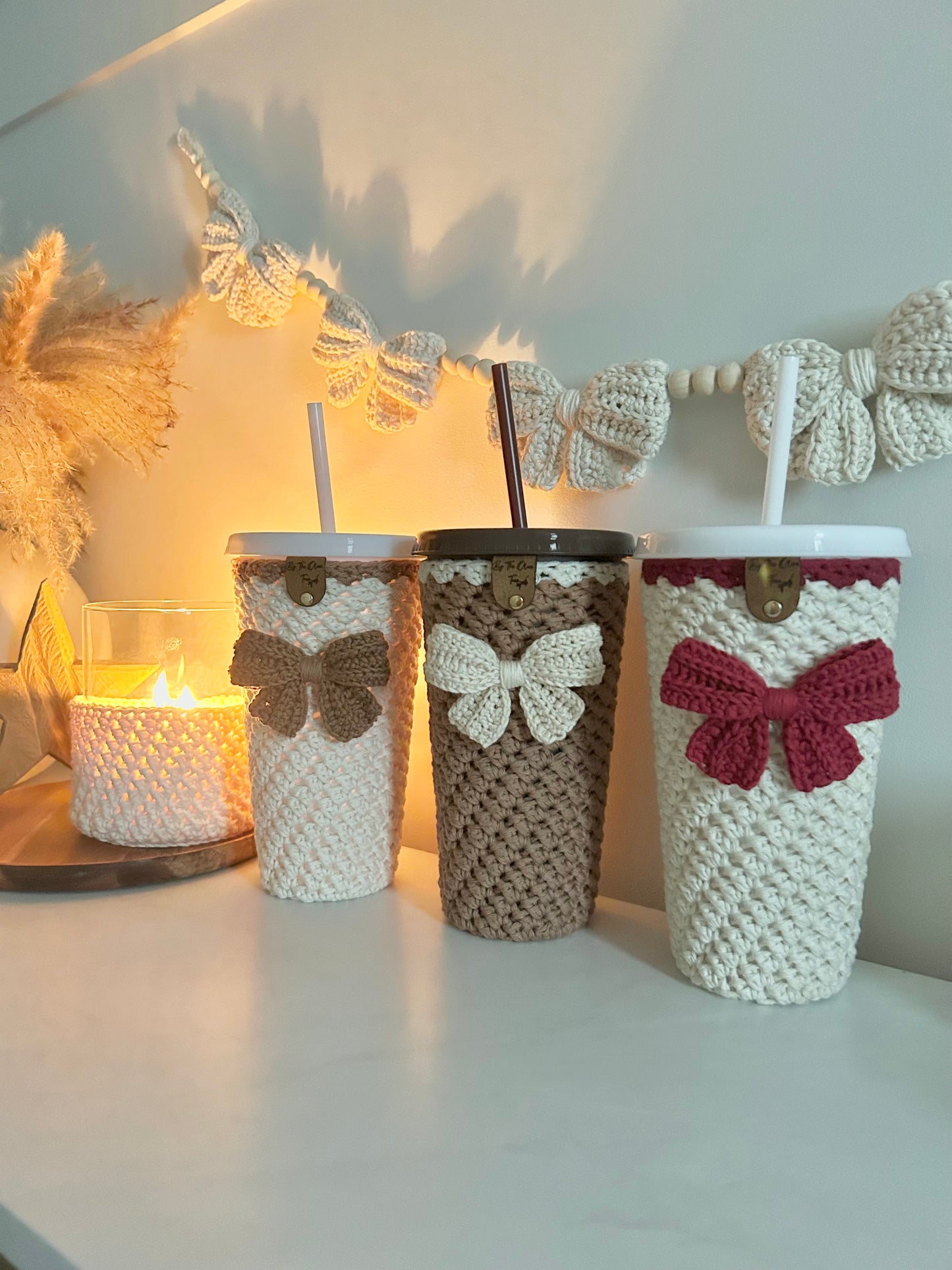 Cold Cup with Crochet Cosy