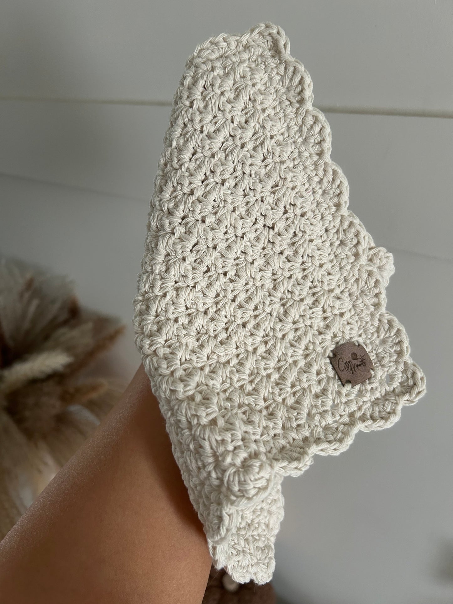 Crochet Cotton Dish Cleaning Wash Cloth| Pack Of 2 | Neutral Home Gift | Kitchen Accessories | Sustainable Cleaning