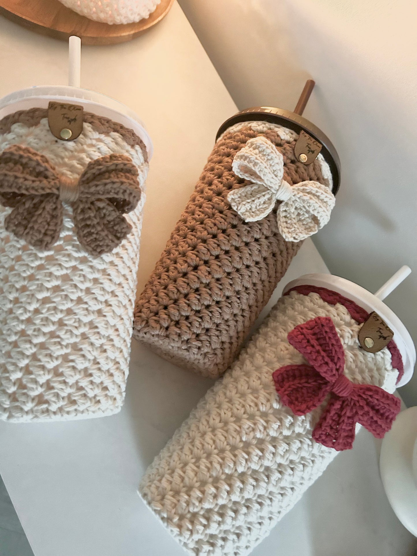 Cold Cup with Crochet Cosy