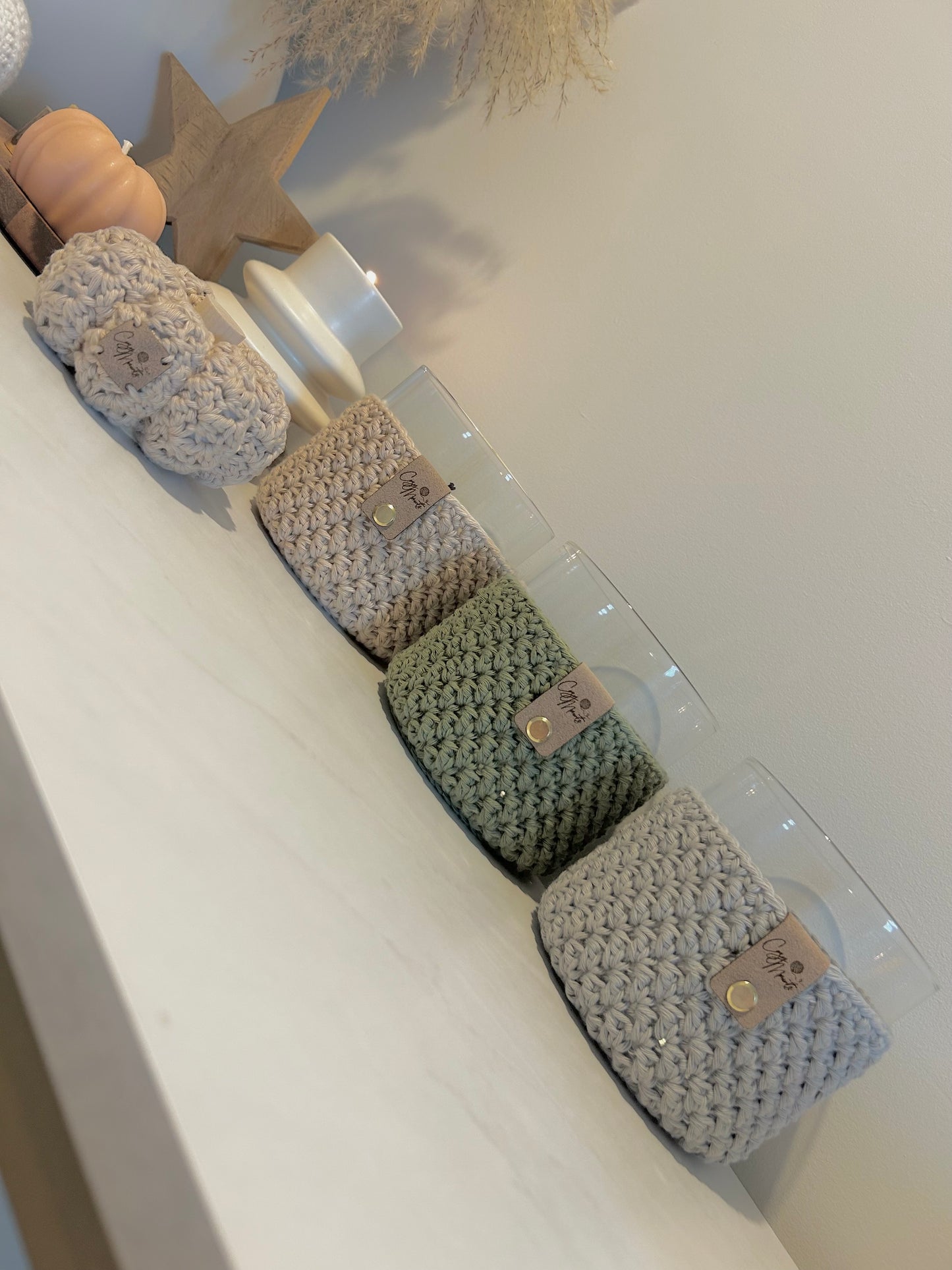 Cozy Crochet Candle Holders