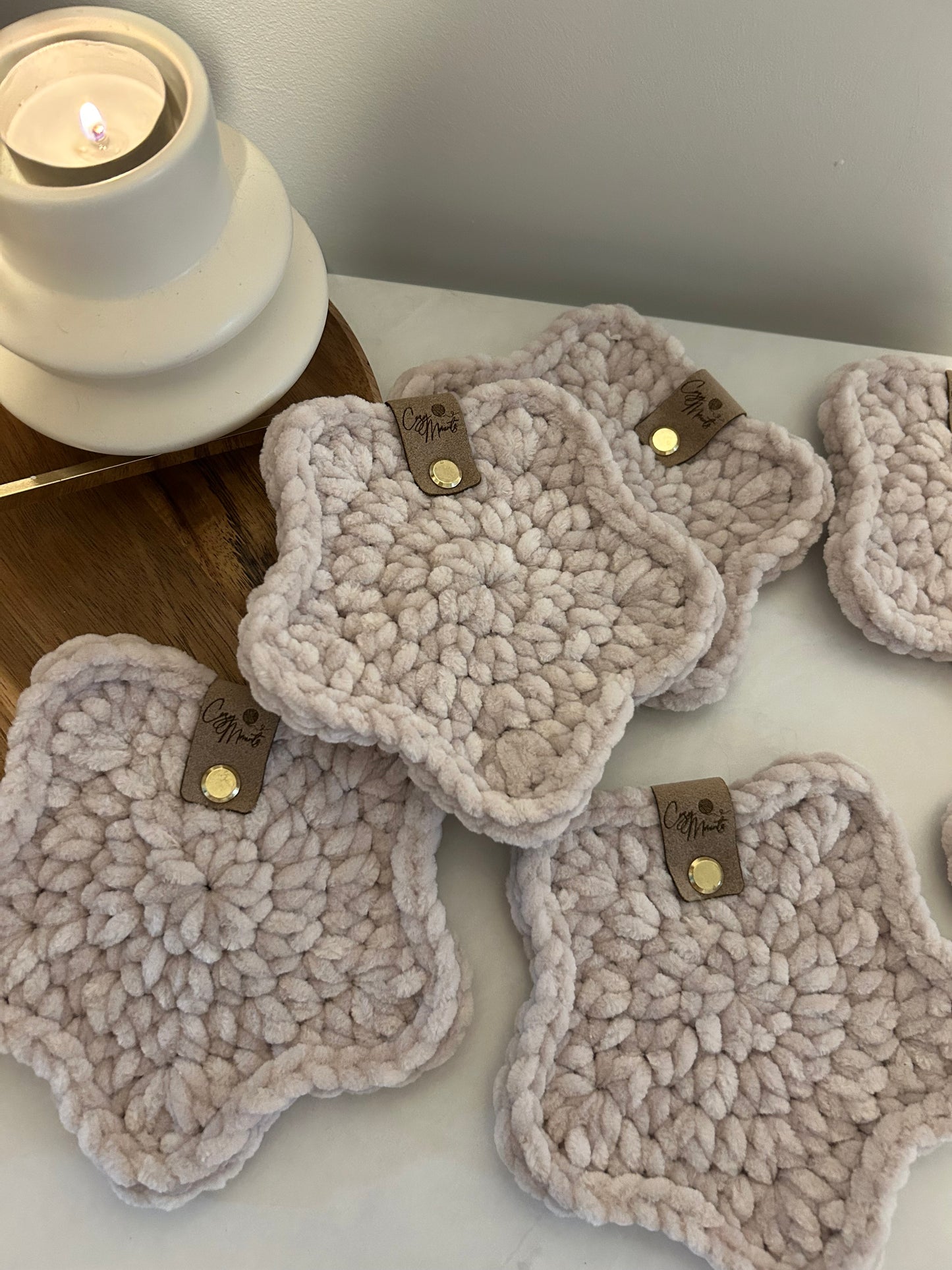 Crochet Star Coasters