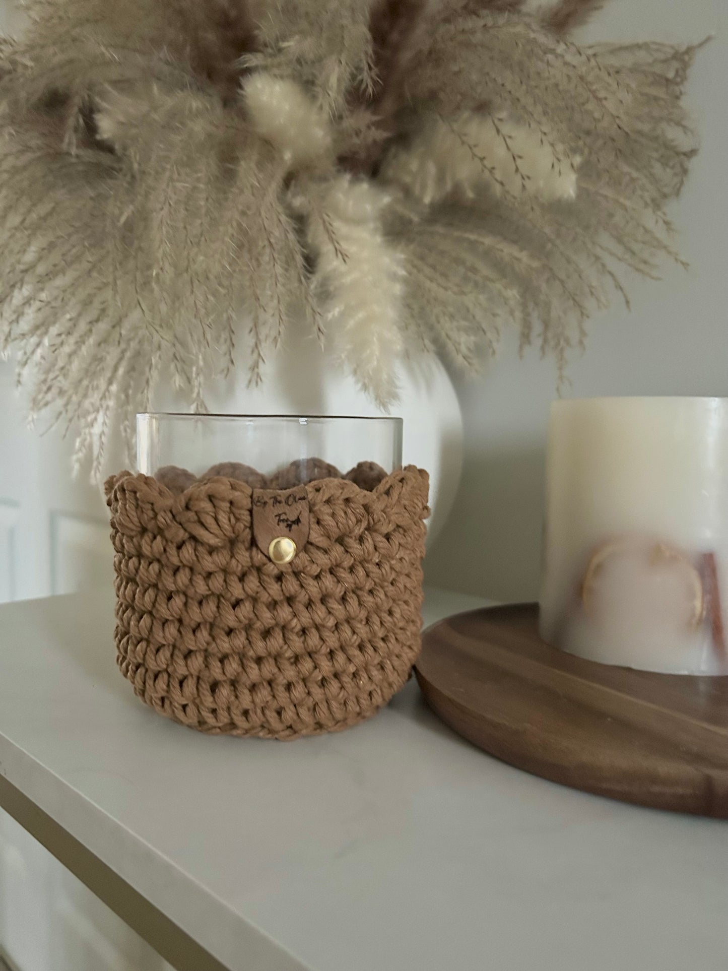 Scalloped Edge Candle Holders