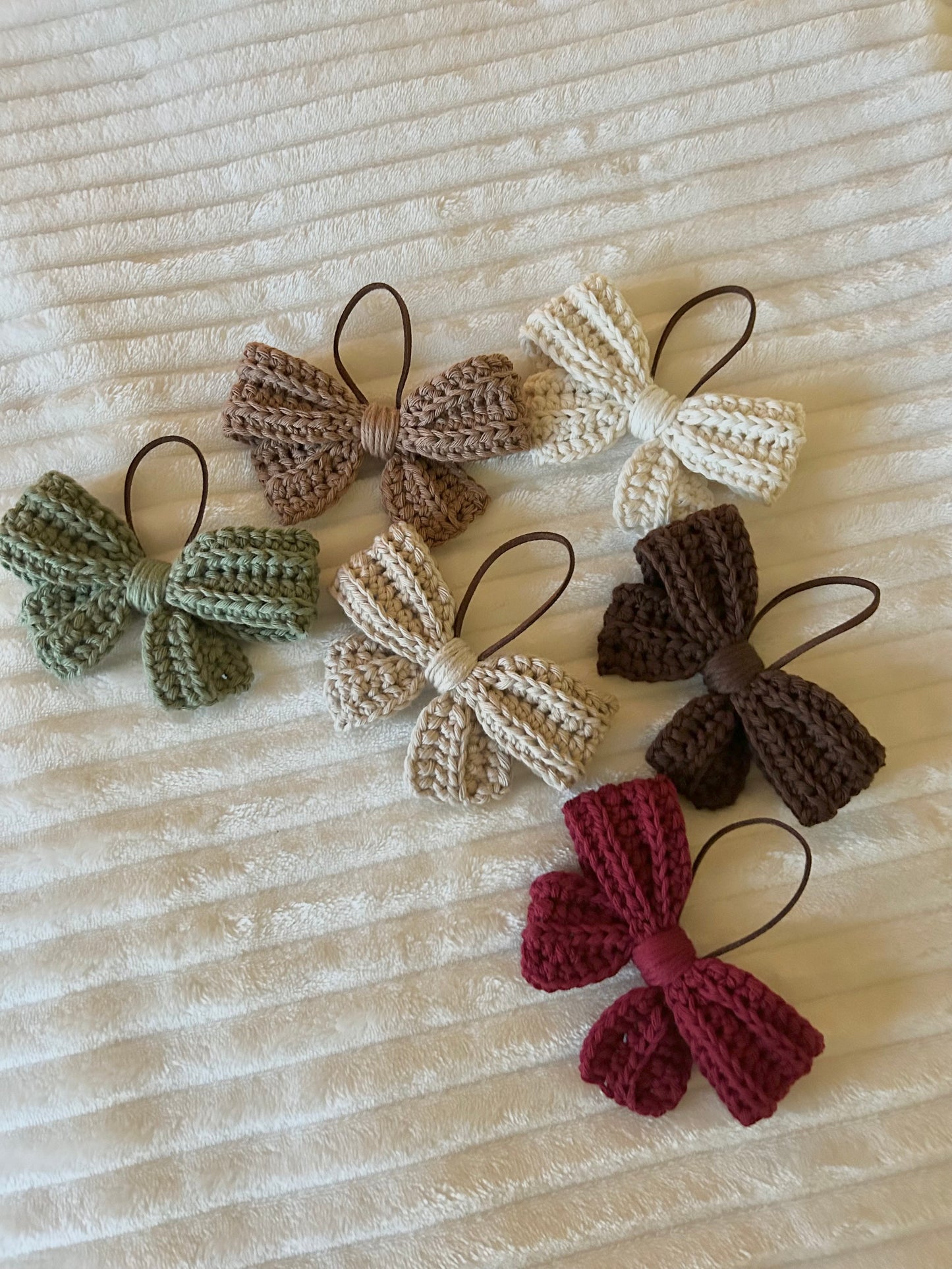 Crochet Cosy Bow Decoration