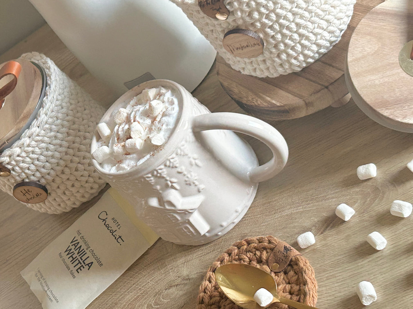 Hot Chocolate & Marshmallow Jar Set