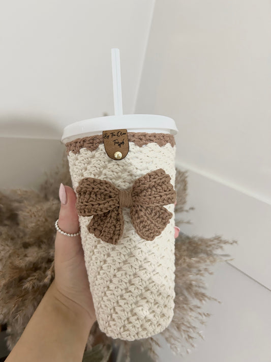 Cold Cup with Crochet Cosy
