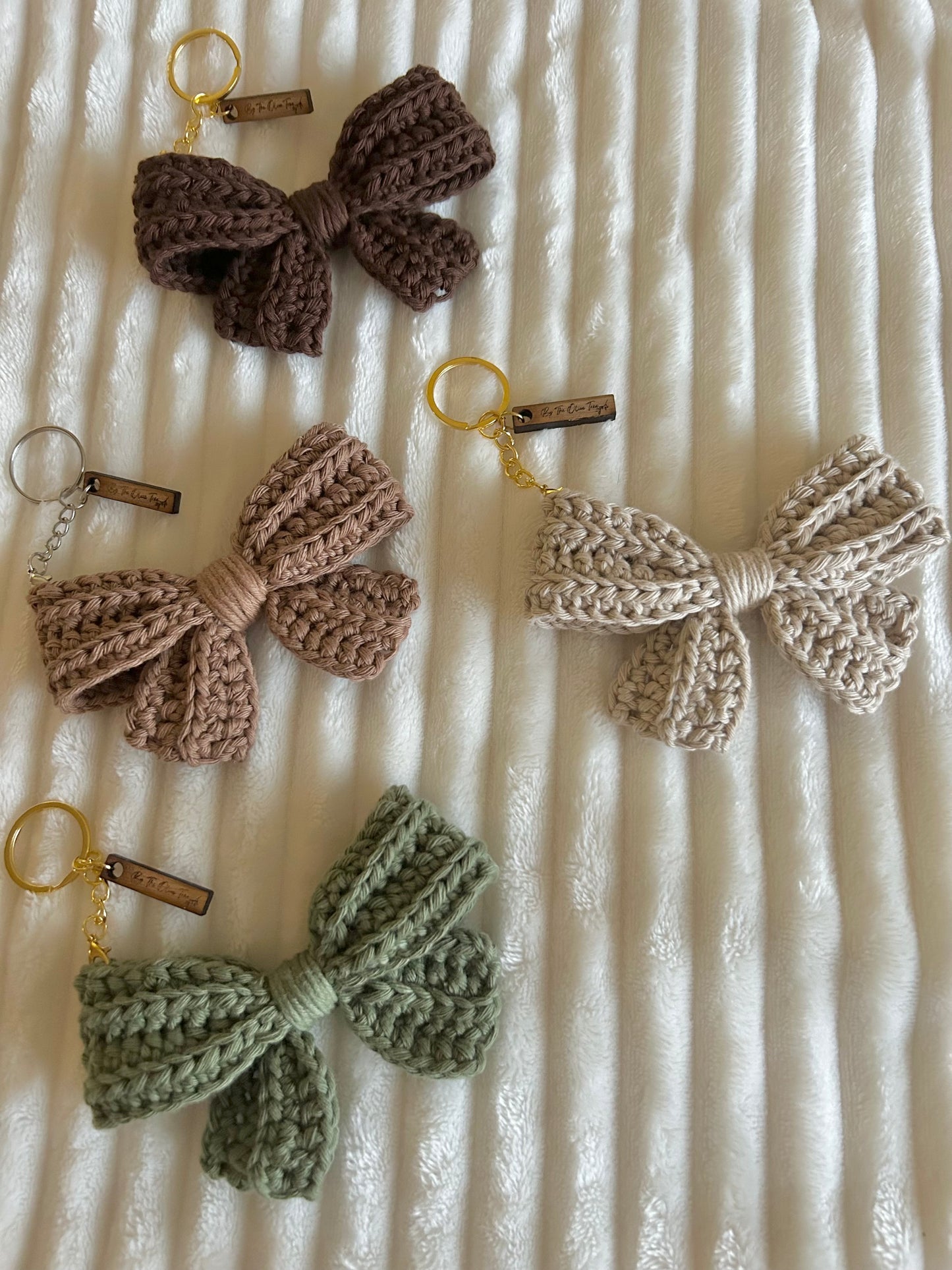 Crochet Bow Keyring