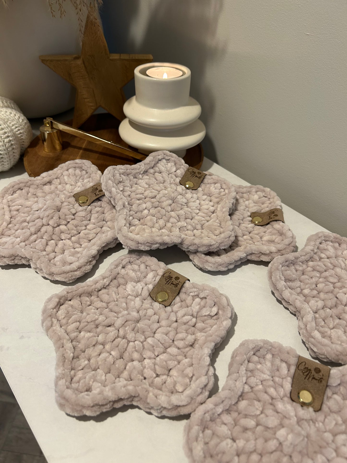 Crochet Star Coasters