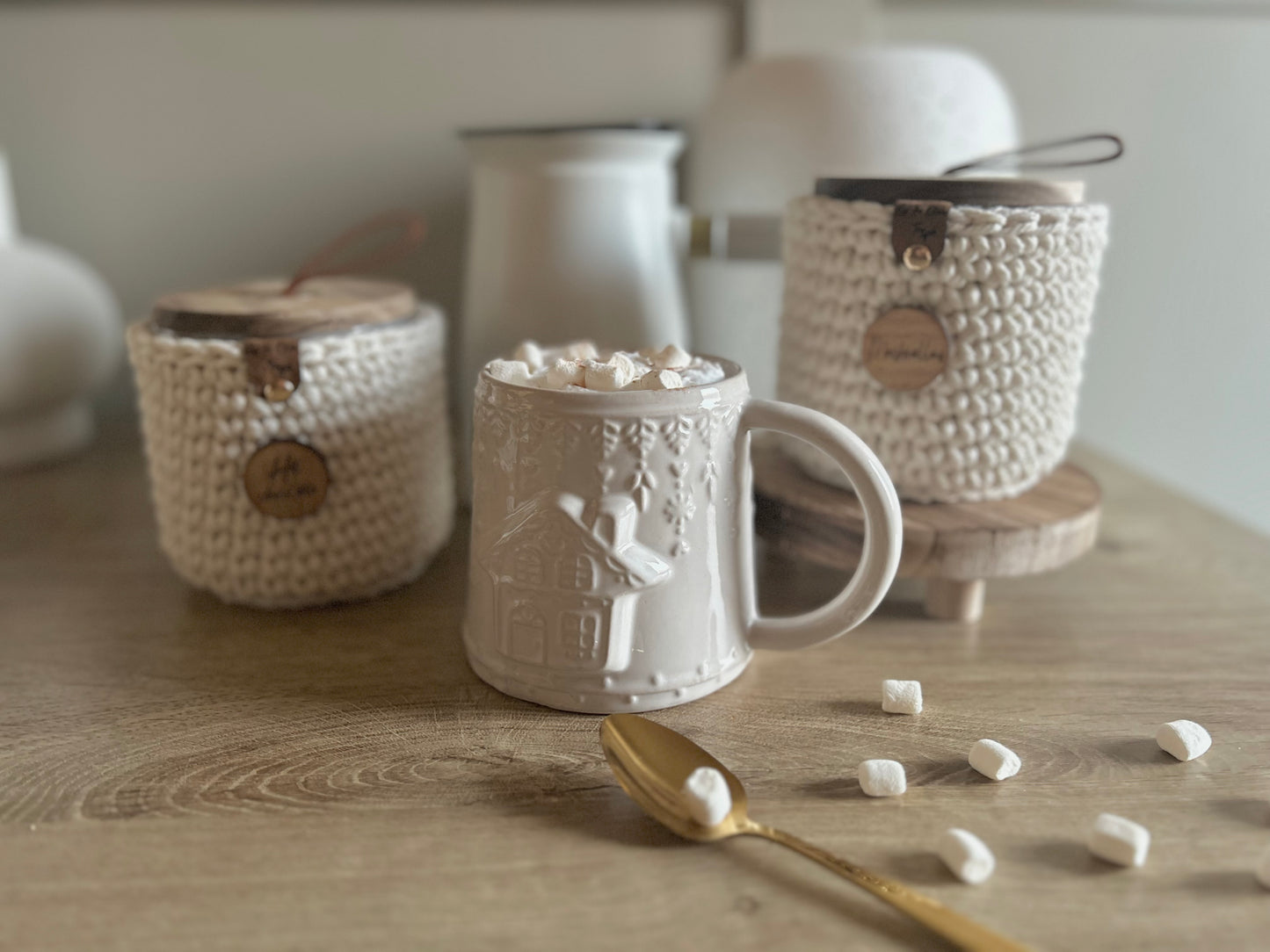Hot Chocolate & Marshmallow Jar Set