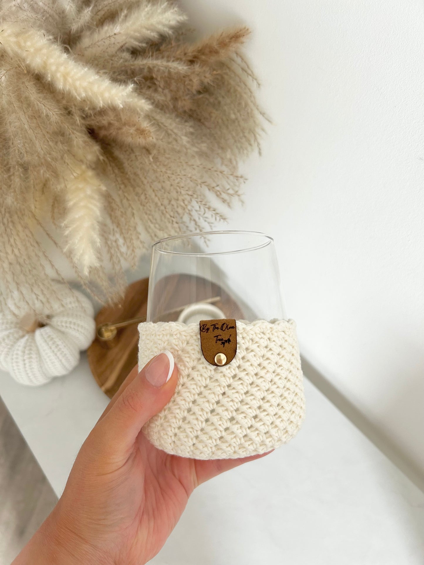 Boho | Farmhouse | Crochet Drinking Glasses | 590ml