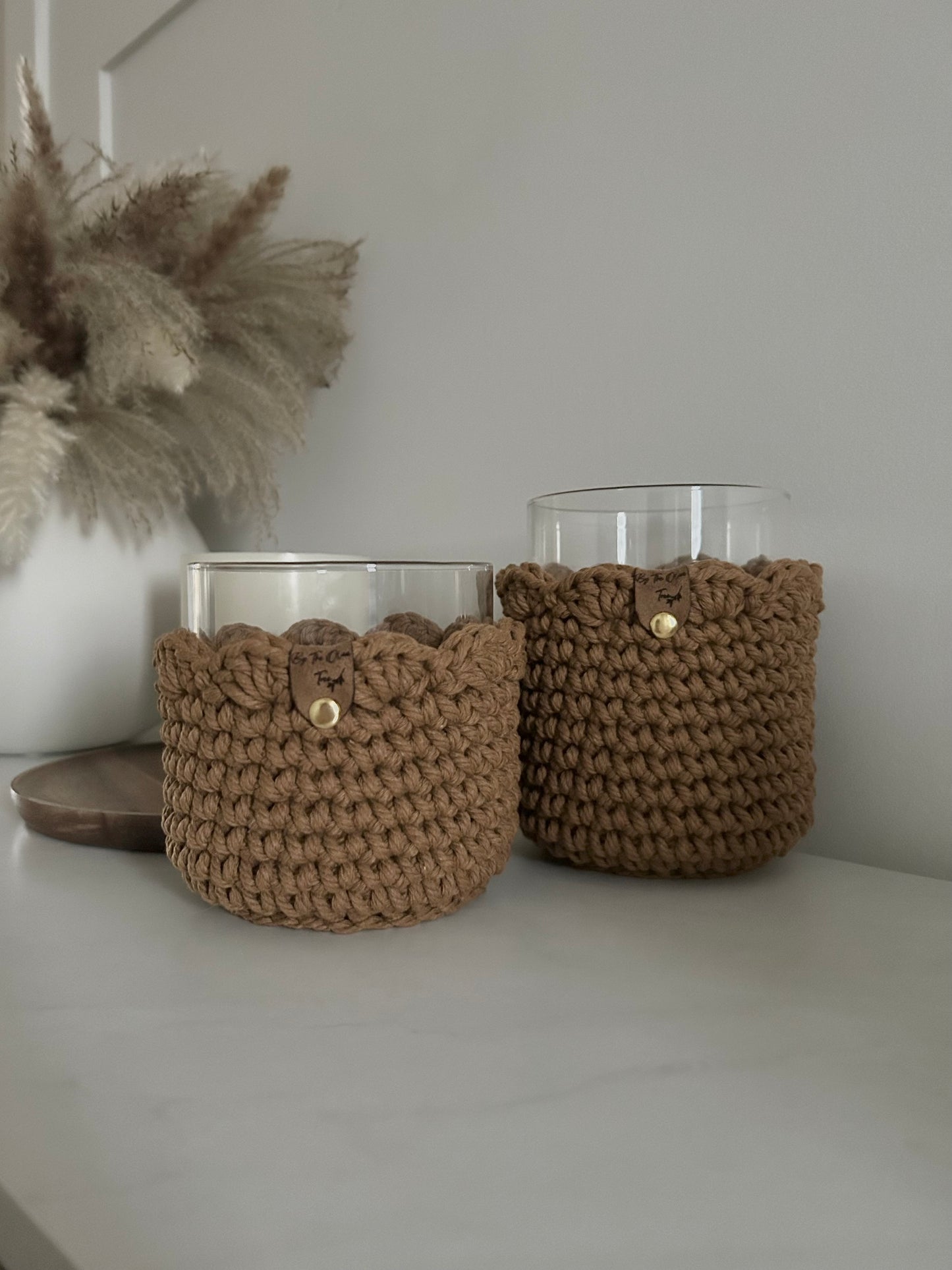 Scalloped Edge Candle Holders
