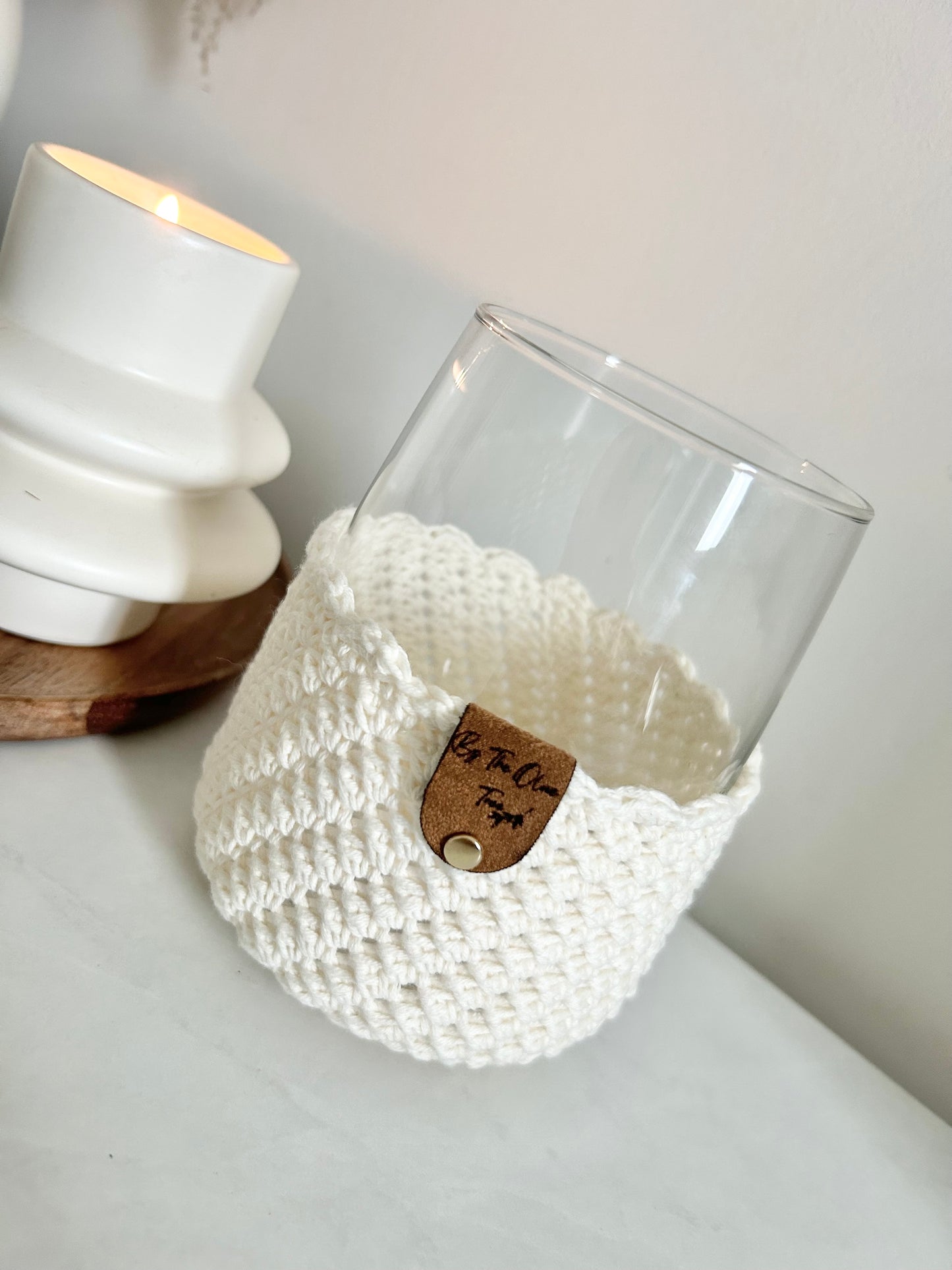 Boho | Farmhouse | Crochet Drinking Glasses | 590ml