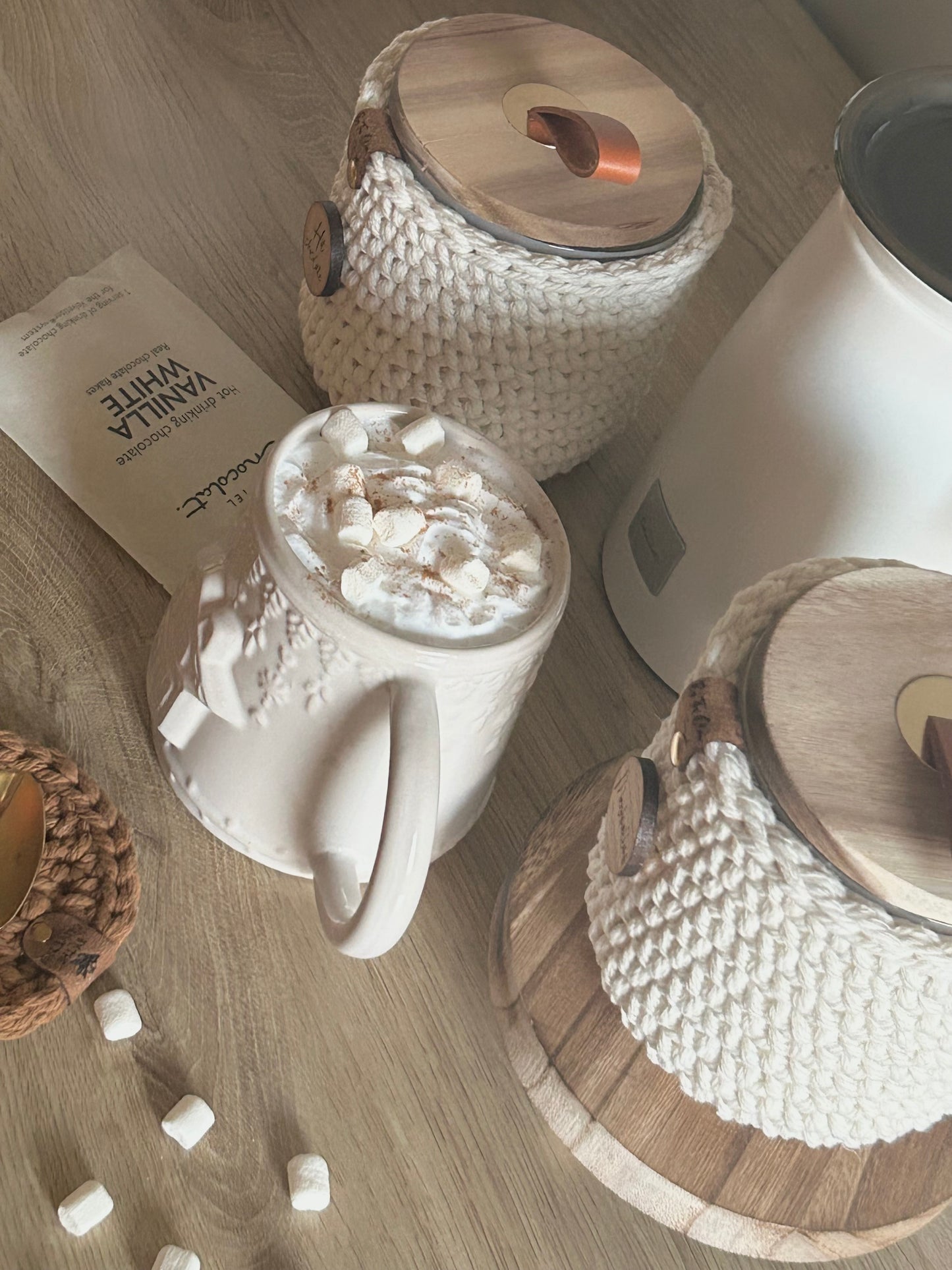 Hot Chocolate & Marshmallow Jar Set