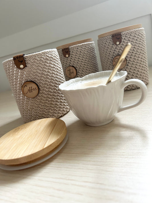 Tea Coffee Sugar Jars | Country Lane Range