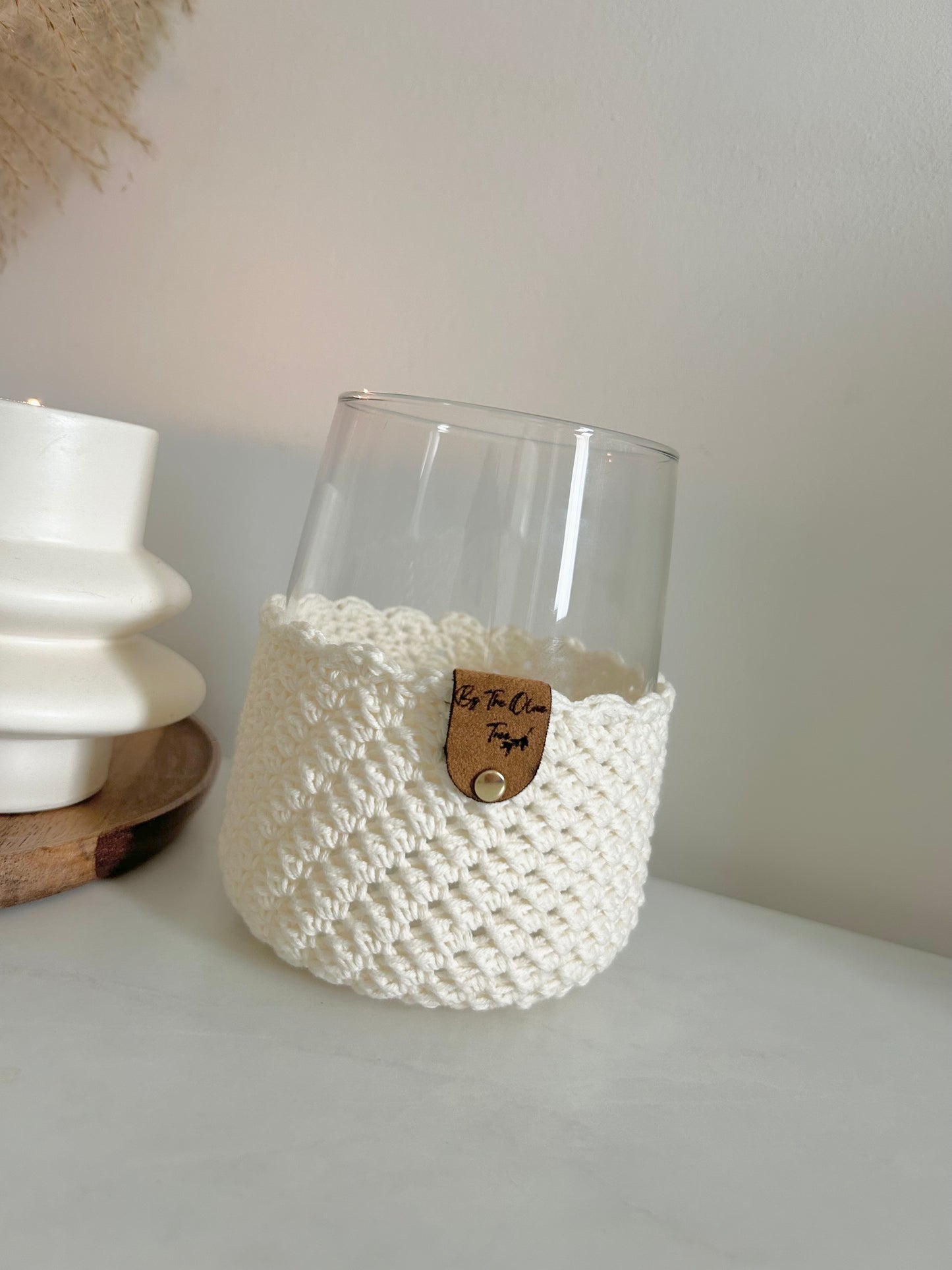 Boho | Farmhouse | Crochet Drinking Glasses | 590ml