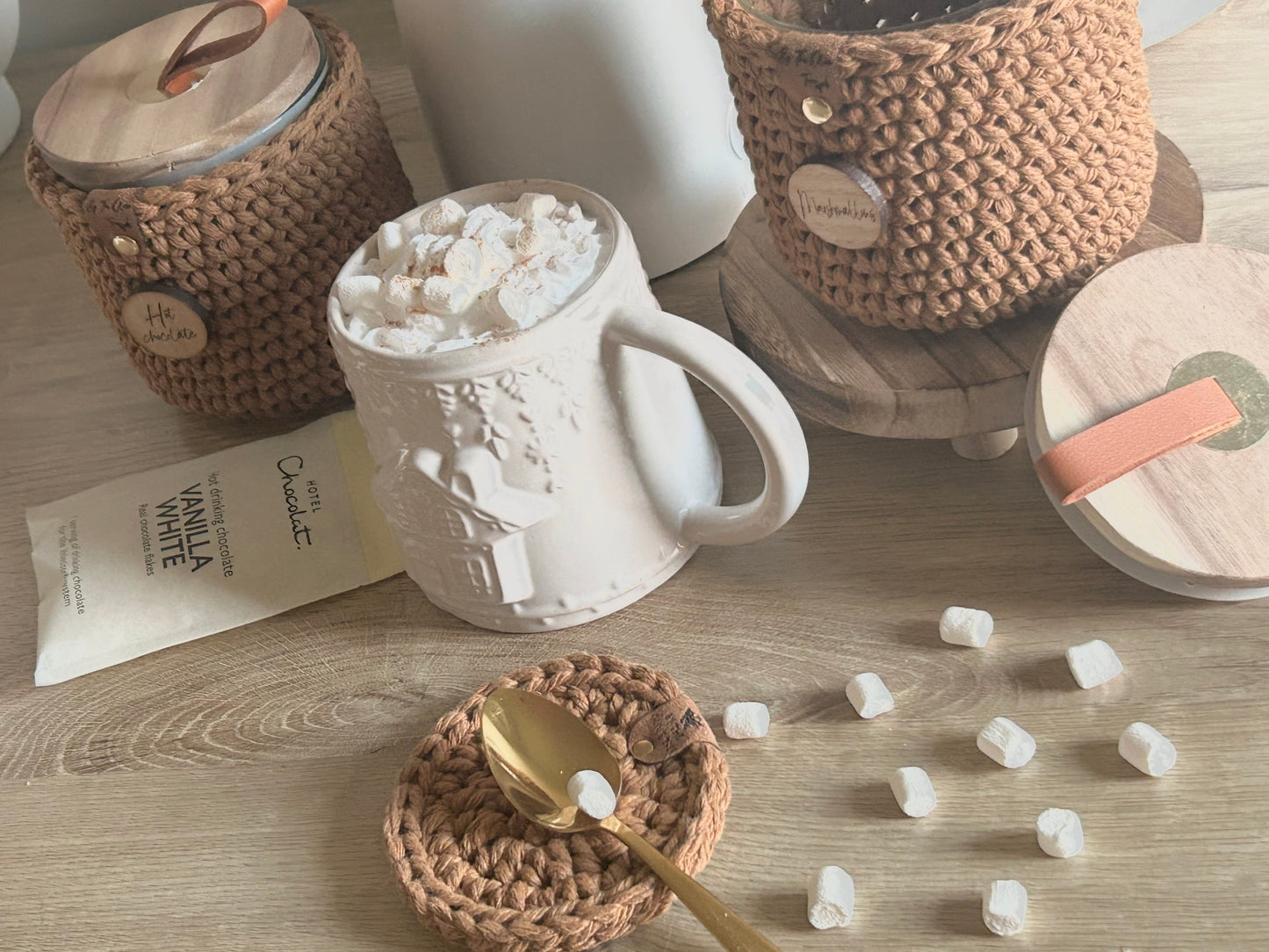 Hot Chocolate & Marshmallow Jar Set