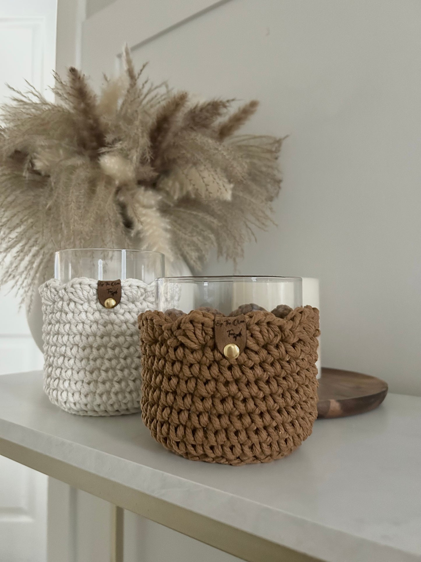 Scalloped Edge Candle Holders