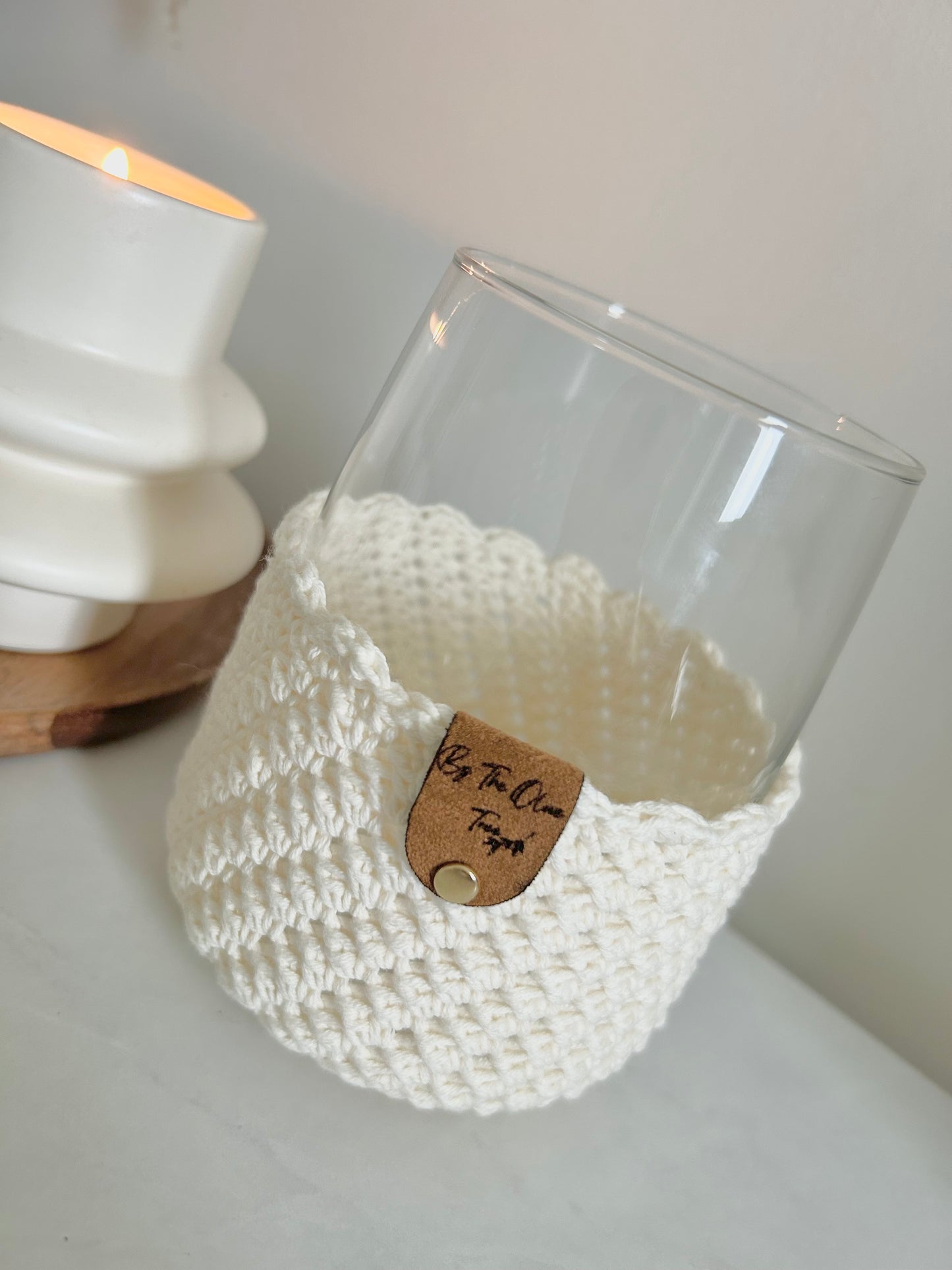 Boho | Farmhouse | Crochet Drinking Glasses | 590ml