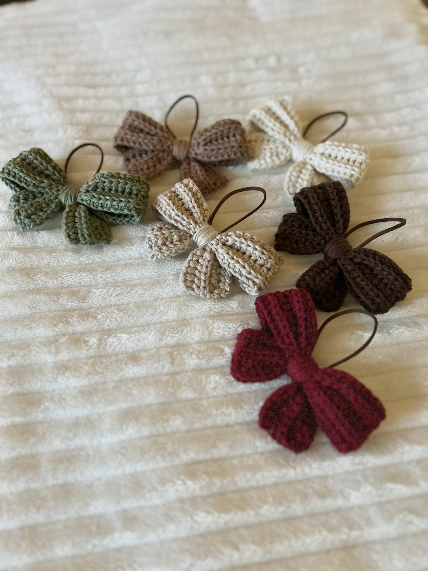 Crochet Cosy Bow Decoration