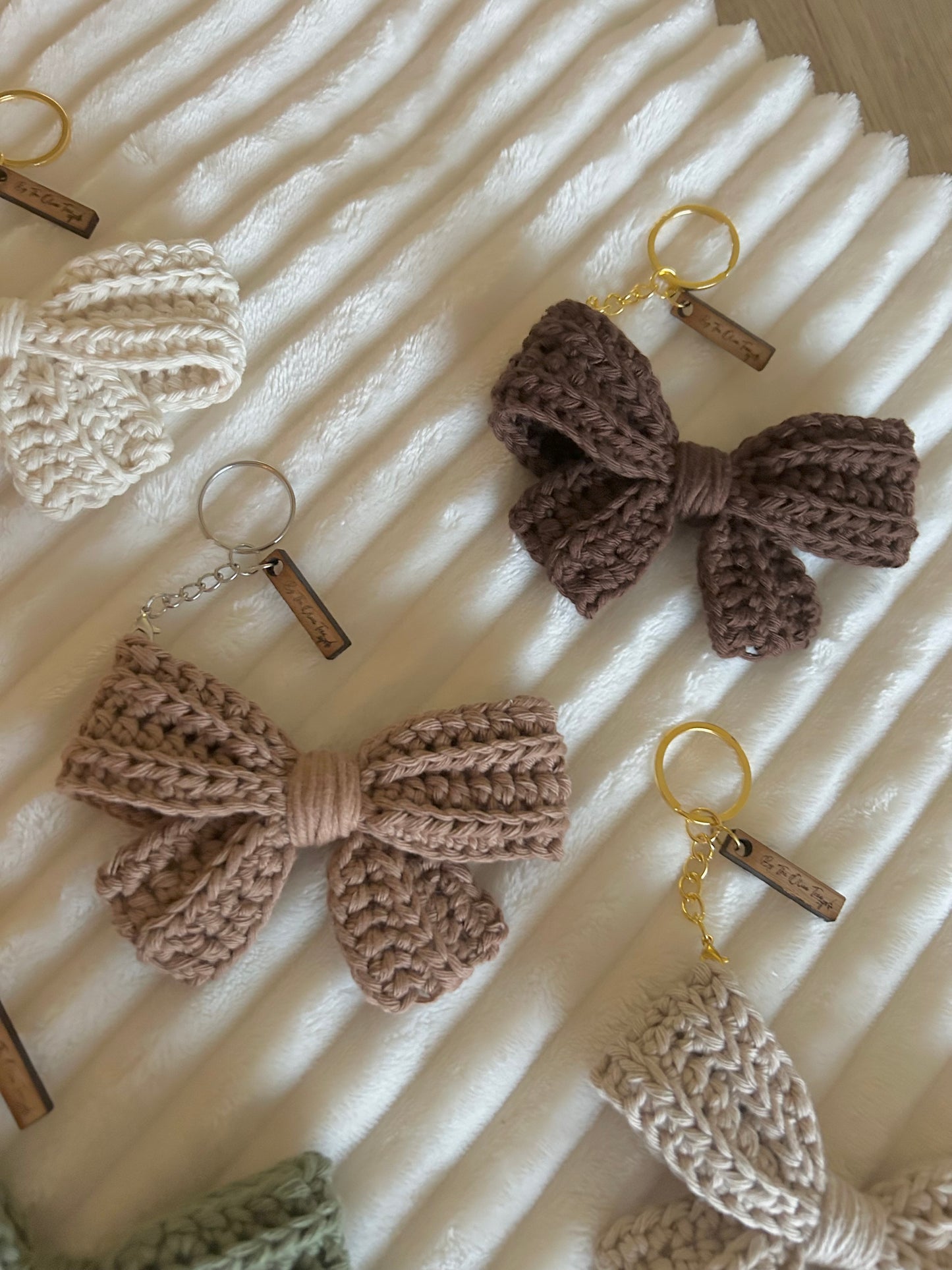Crochet Bow Keyring