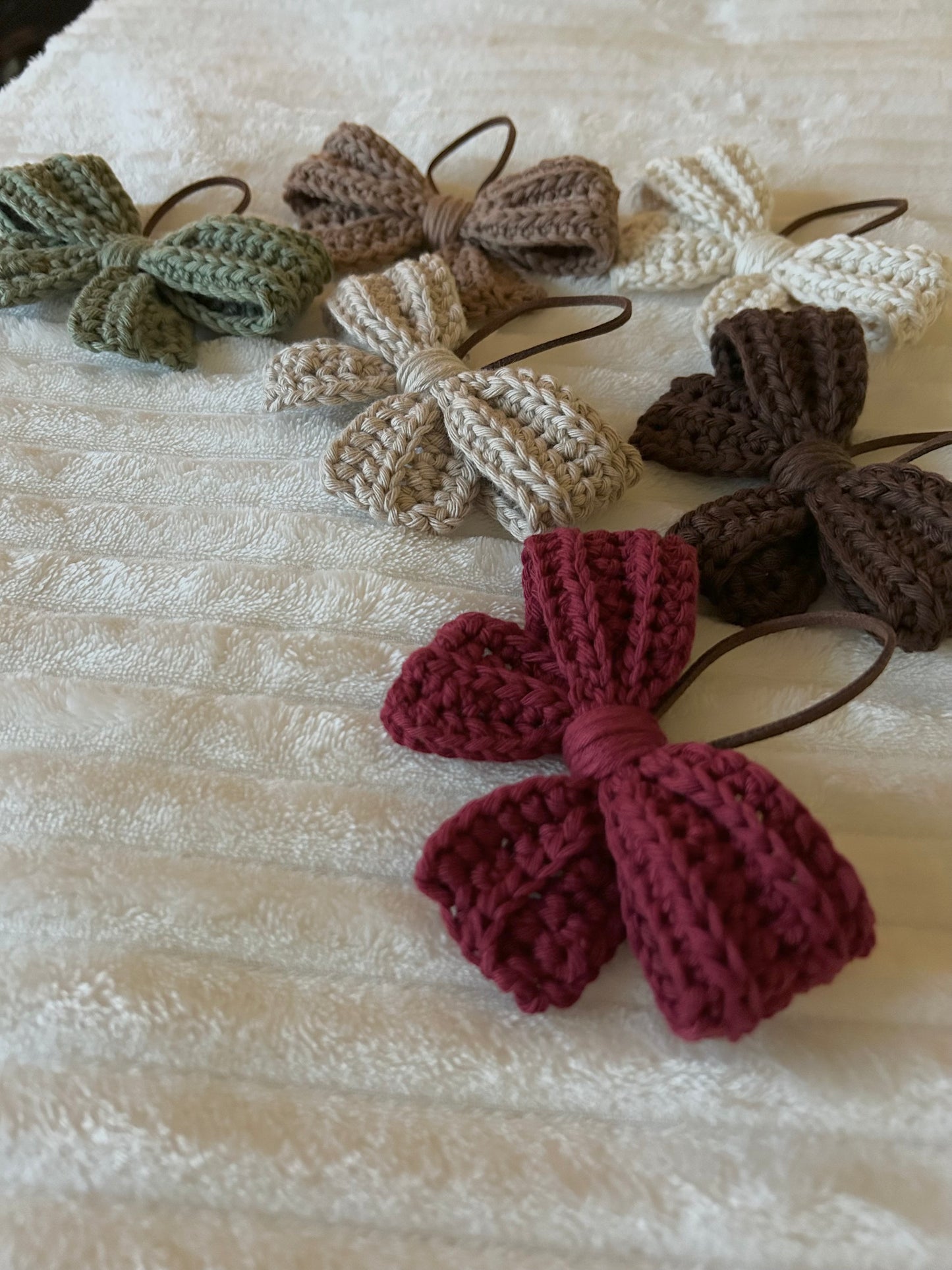 Crochet Cosy Bow Decoration
