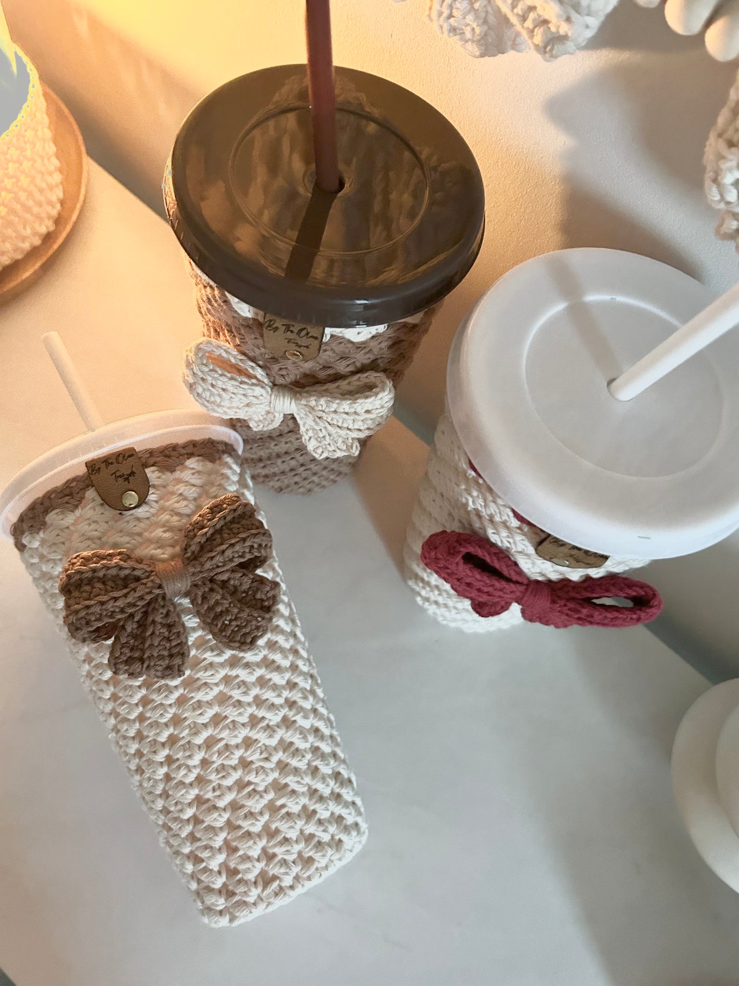 Cold Cup with Crochet Cosy