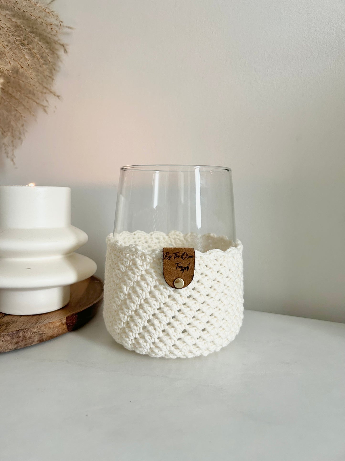 Boho | Farmhouse | Crochet Drinking Glasses | 590ml