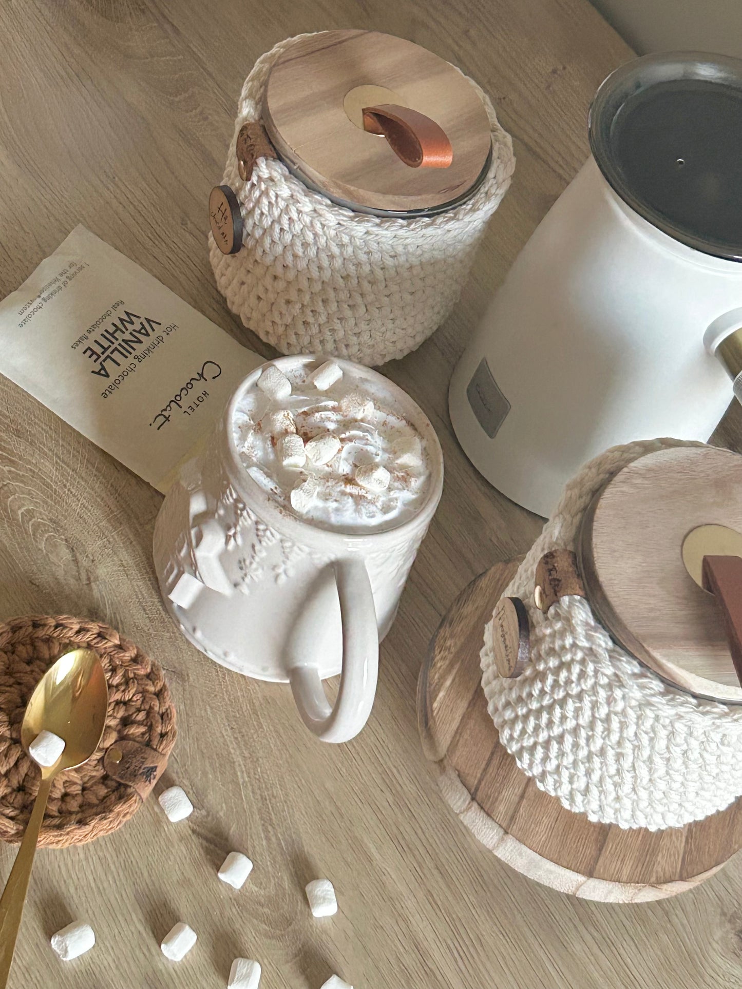 Hot Chocolate & Marshmallow Jar Set