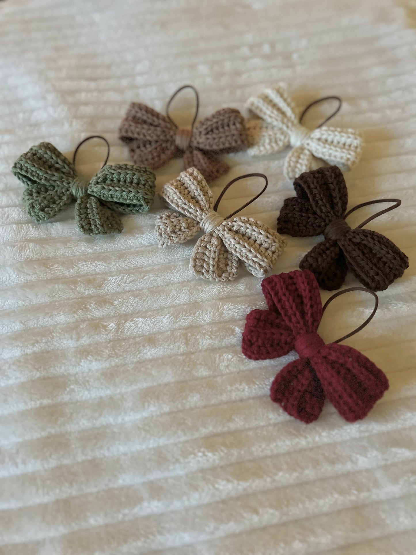 Crochet Cosy Bow Decoration