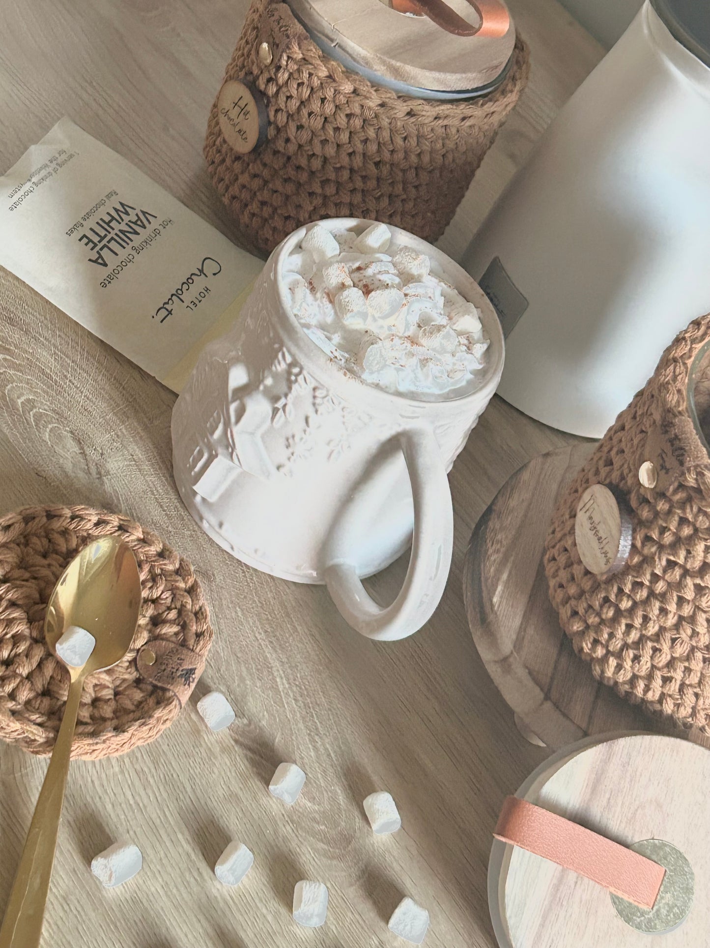 Hot Chocolate & Marshmallow Jar Set