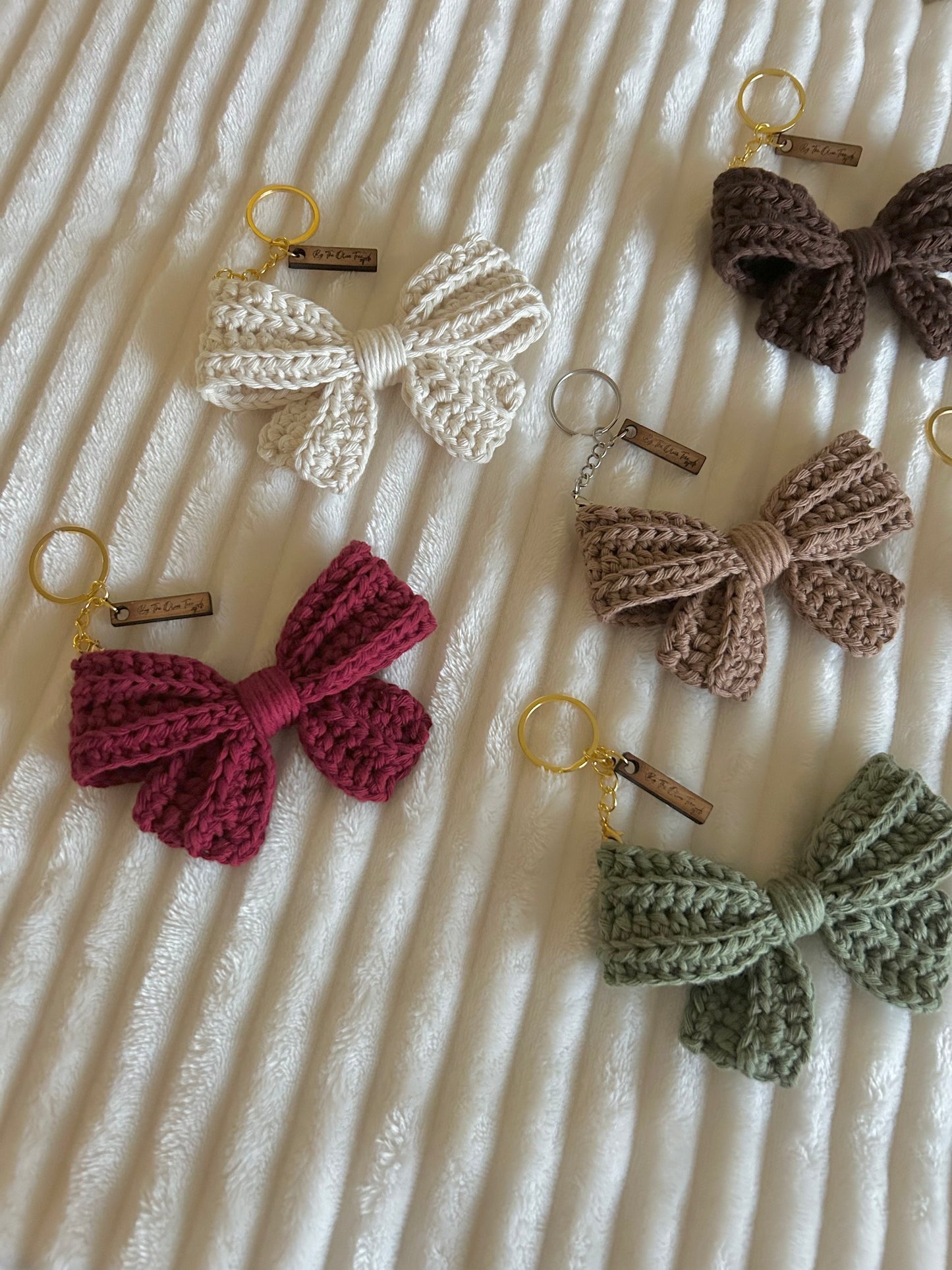 Crochet Bow Keyring