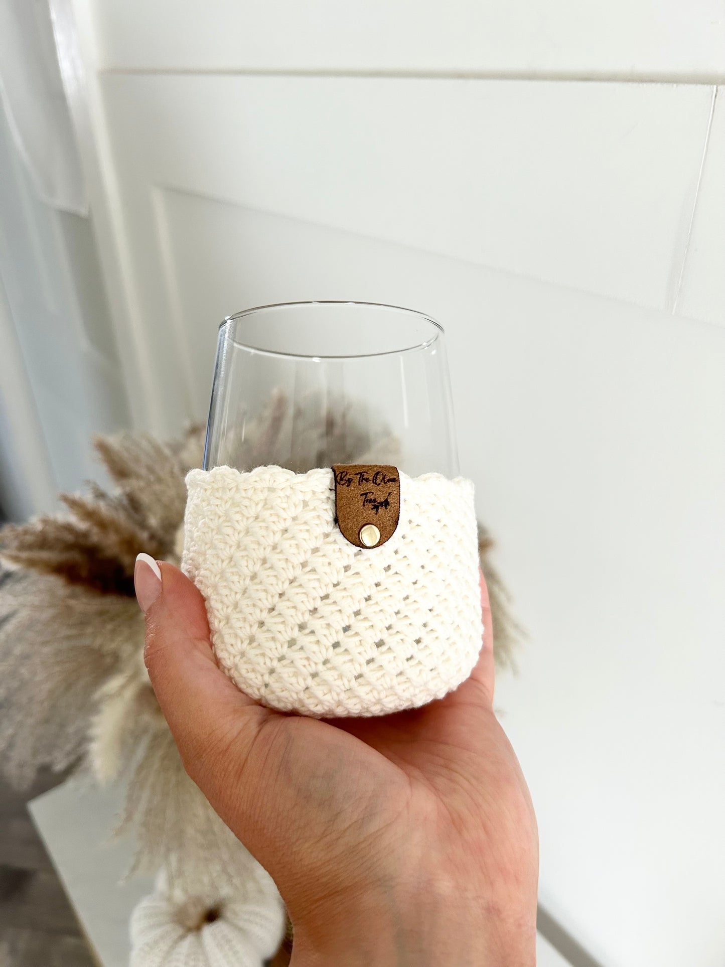 Boho | Farmhouse | Crochet Drinking Glasses | 590ml