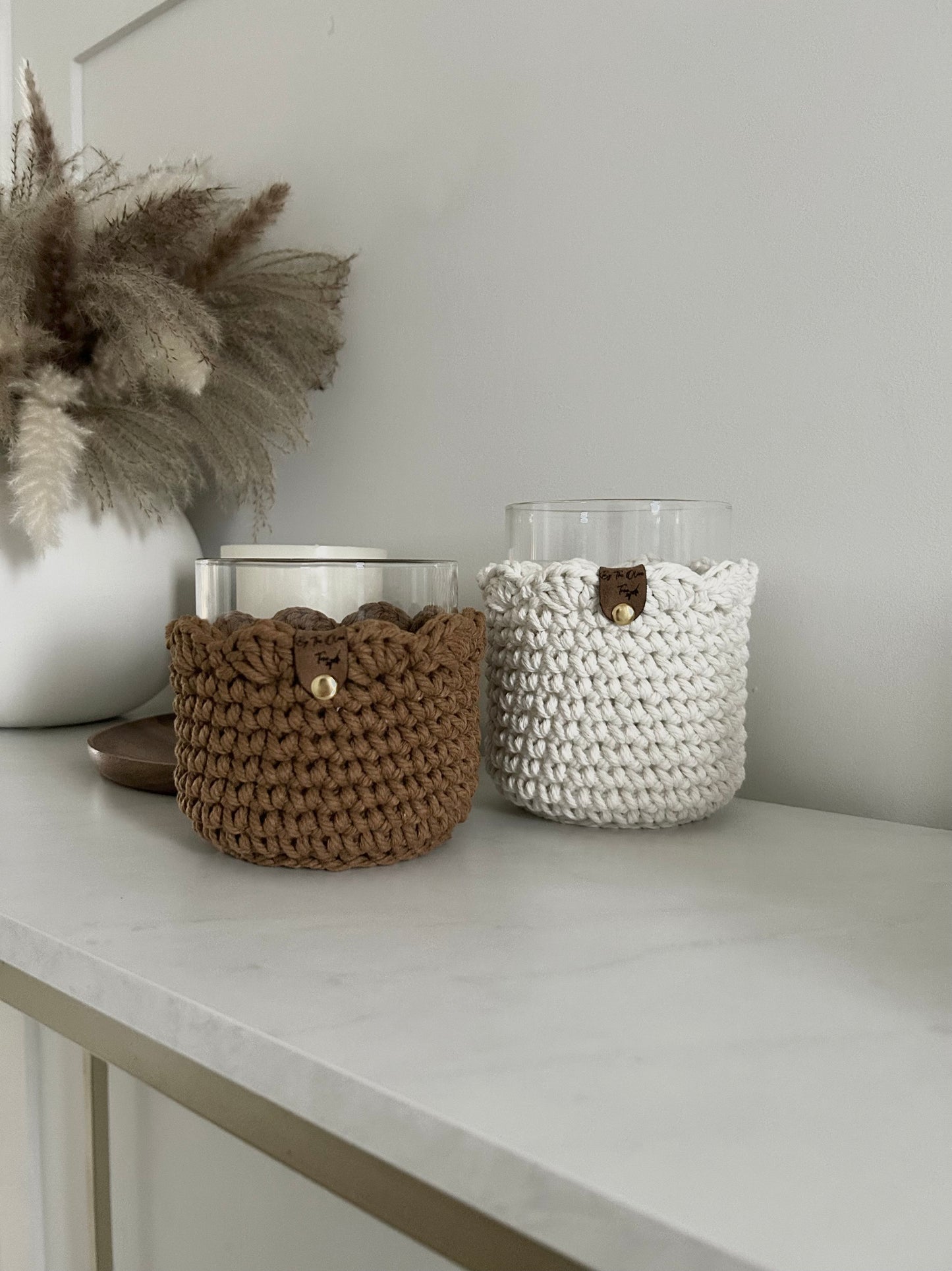 Scalloped Edge Candle Holders