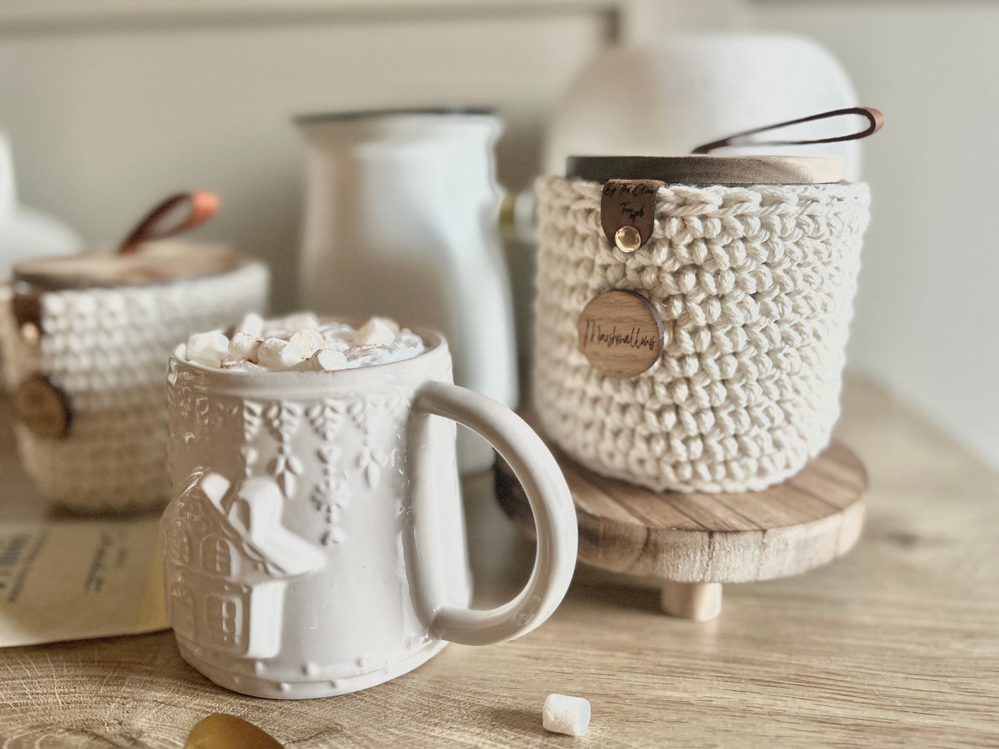 Hot Chocolate & Marshmallow Jar Set