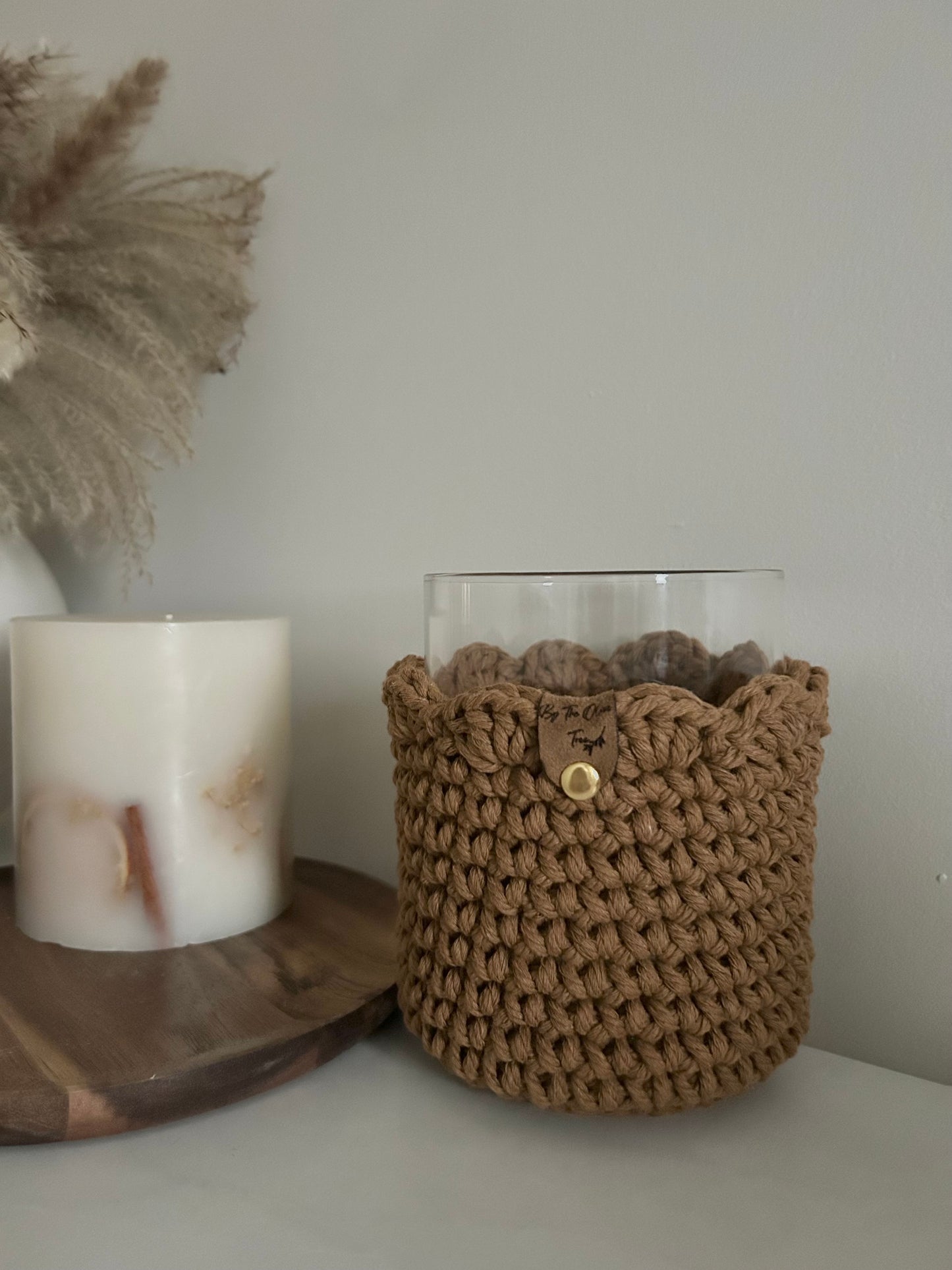 Scalloped Edge Candle Holders