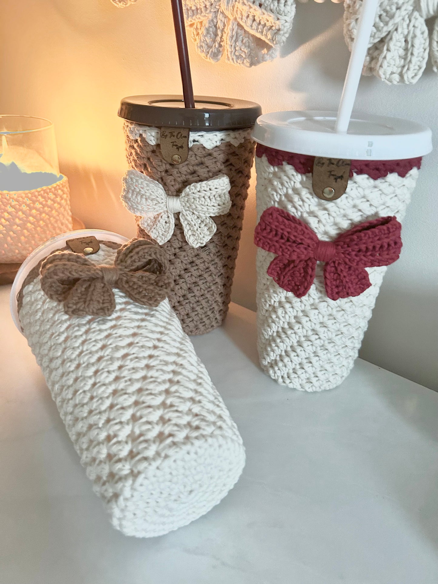 Cold Cup with Crochet Cosy
