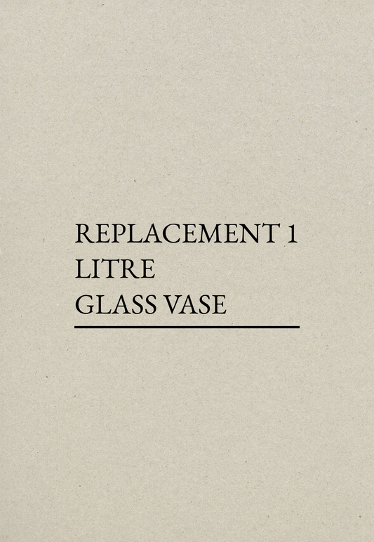 Replacement 1 Litre Glass Vase